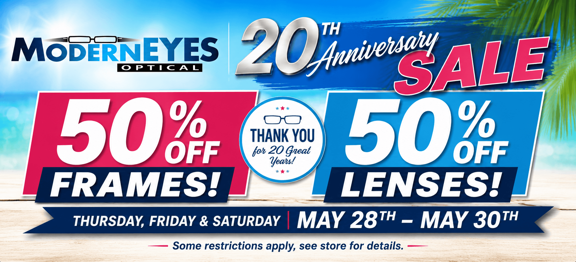 MODERNEYES_20th_anniversary_summer_sale_2_384845 (1) ModernEYES Optical